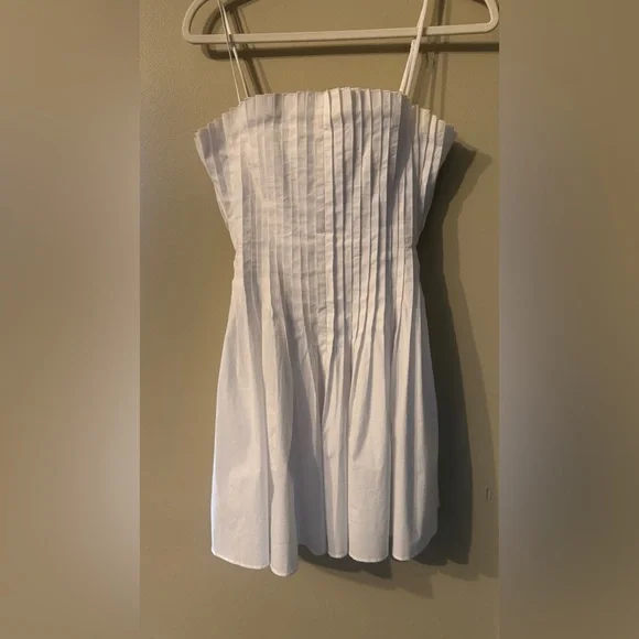 NEW STAUD mini bella dress in white - Picture 6 of 13